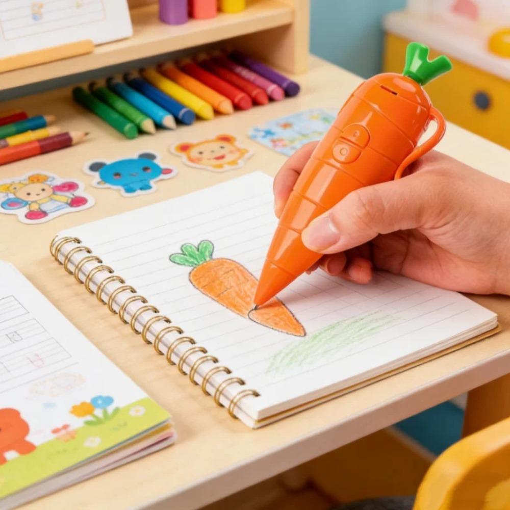 Rettich Aufnahme Stift, Cartoon Dual-Use Kugelschreiber, Hochwertiges Aufnahme Schreibwaren Geschenk Für Schüler