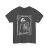 Dark Gothic Skeleton Shirt, Macabre Horror Goth Aesthetic Clothing Memento Mori T-Shirt Dark Academia Art Occult Horror Shirt