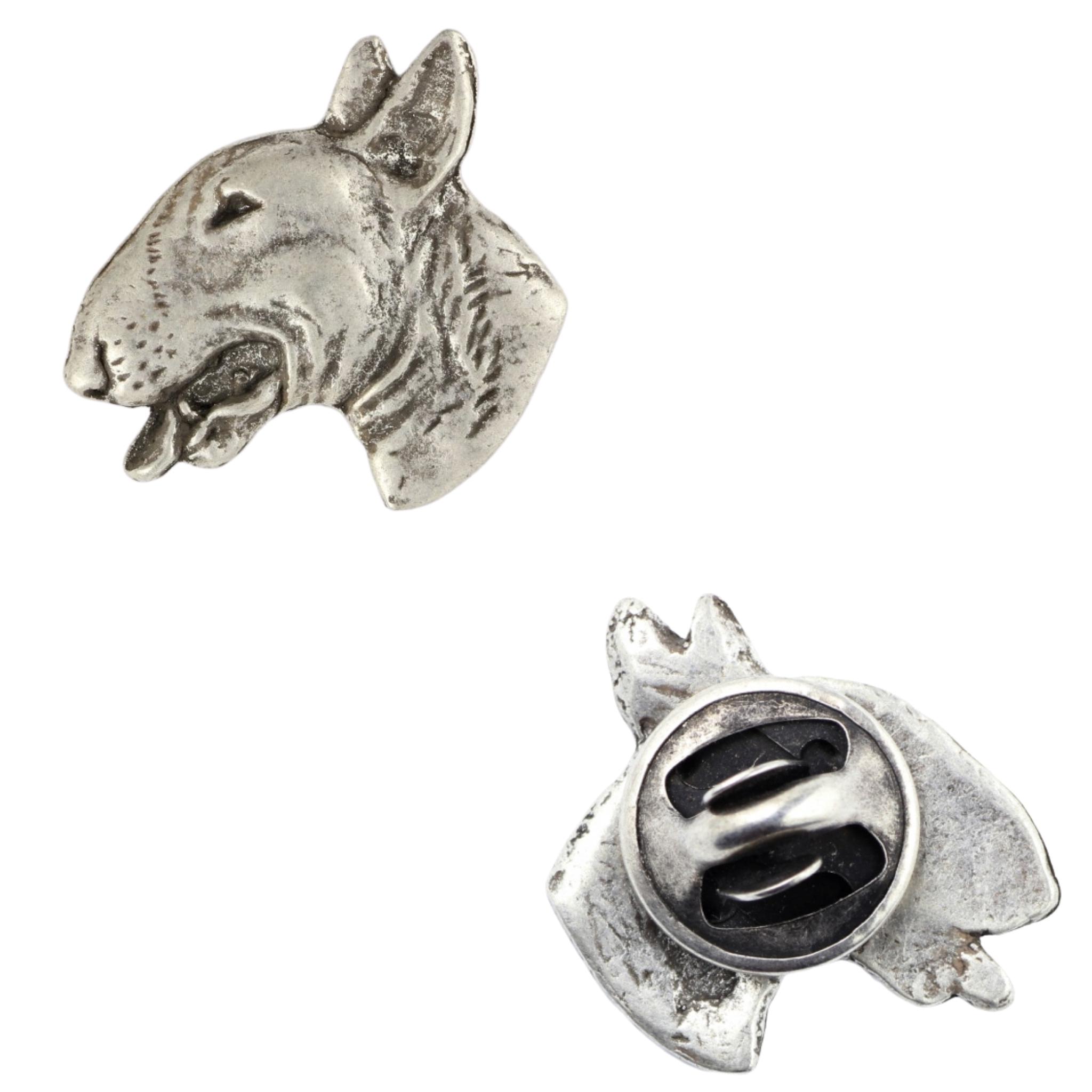 

Бультер єр, Bully II - Посріблена брошка собака, елегантна шпилька, прикраса на лацкані піджака від бренду Art-Dog срібний