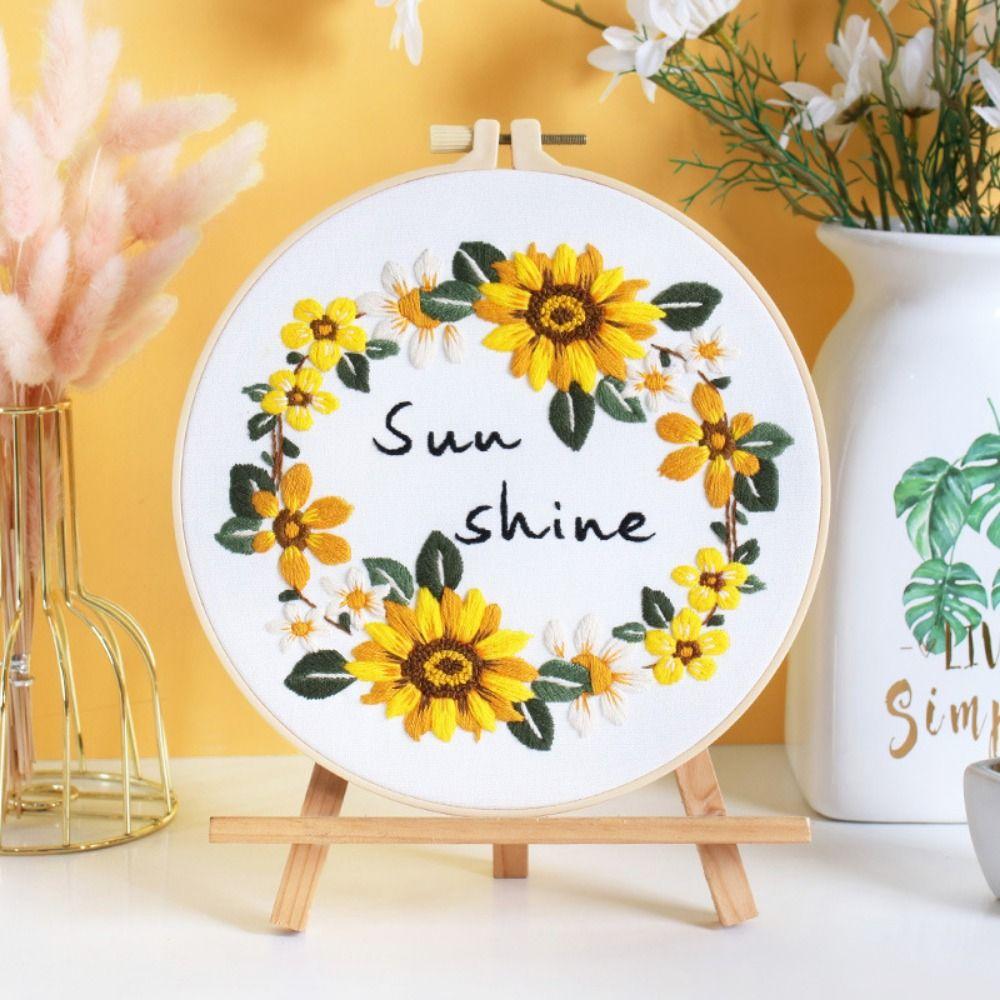 Starter Kit Embroidery Starters Kit Cotton Linen Cloth Cloth Embroidery Cross Stitch Kits  Adults