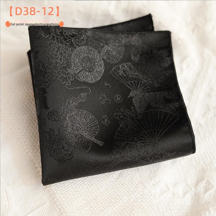 Mouchoir de poche pour costume trois-dimensions au design rétro de luxe