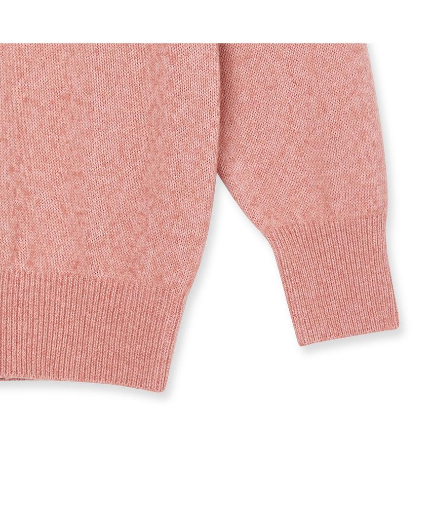 IOLO Women'S Puff Sleeve Round_Pink