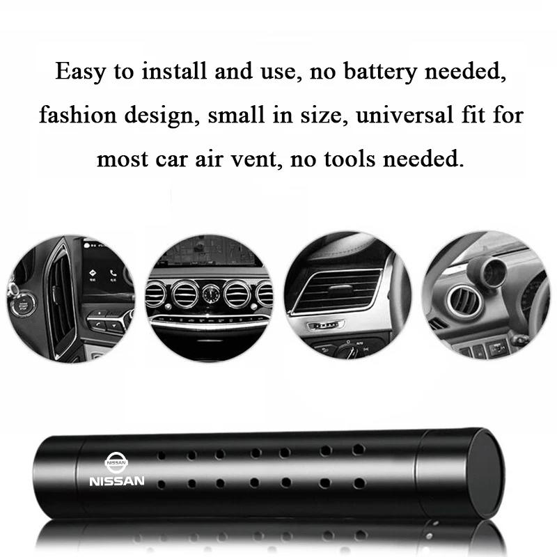 ACB2 Car Air Freshener Ventilation Clip Auto Interior Perfume For Nissan Sylphy N7 Teana Qashqai Note J10 J11 Navara Juke Patrol Leaf