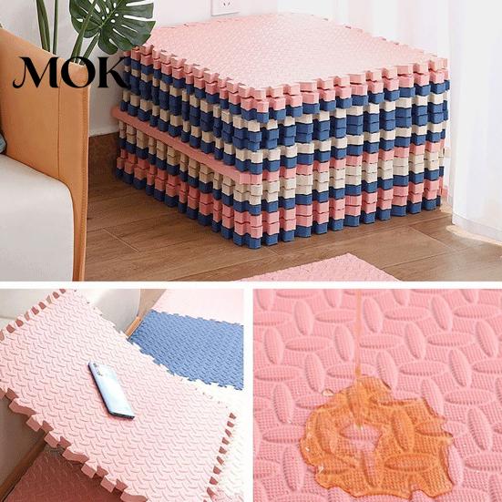 Protective Exercise Mat 6Pcs Gym Floor Mats, EVA Foam Puzzle Interlocking Tiles for Yoga Pilates Training Pad Home Gym, Kids Play Areas, Kitchen