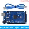TZT MEGA2560 MEGA 2560 R3 (ATmega2560-16AU CH340G) Placa de desenvolvimento AVR USB MEGA2560 para arduino