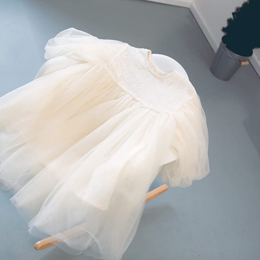 EnDast Tulle Mânecă Lungă Tutu Perfect pentru Recitaluri și Haine Drăguțe pentru Bebeluși pentru Mărimi 110cm Rochie, Rochie, Nunti, Volane, Fete, 80cm, 90cm, 100cm,