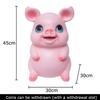 Cute Cartoon Pig Child Savings Jar Creative Piggy Bank Desk Decoration Ornaments Animal Resin Sculpture Room Aesthetic Decor