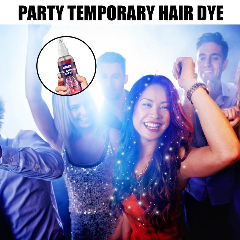 

Eelhoe Colored Hair Spray Temporary Colors Carnival Purple Blue Hair Dye Hair Styling Multi Color One-Time Use Hair Color Spray one size