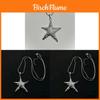 Bohemian Starfish Necklace Stainless Steel Snake Chain Minimalist Jewelry For Women Men