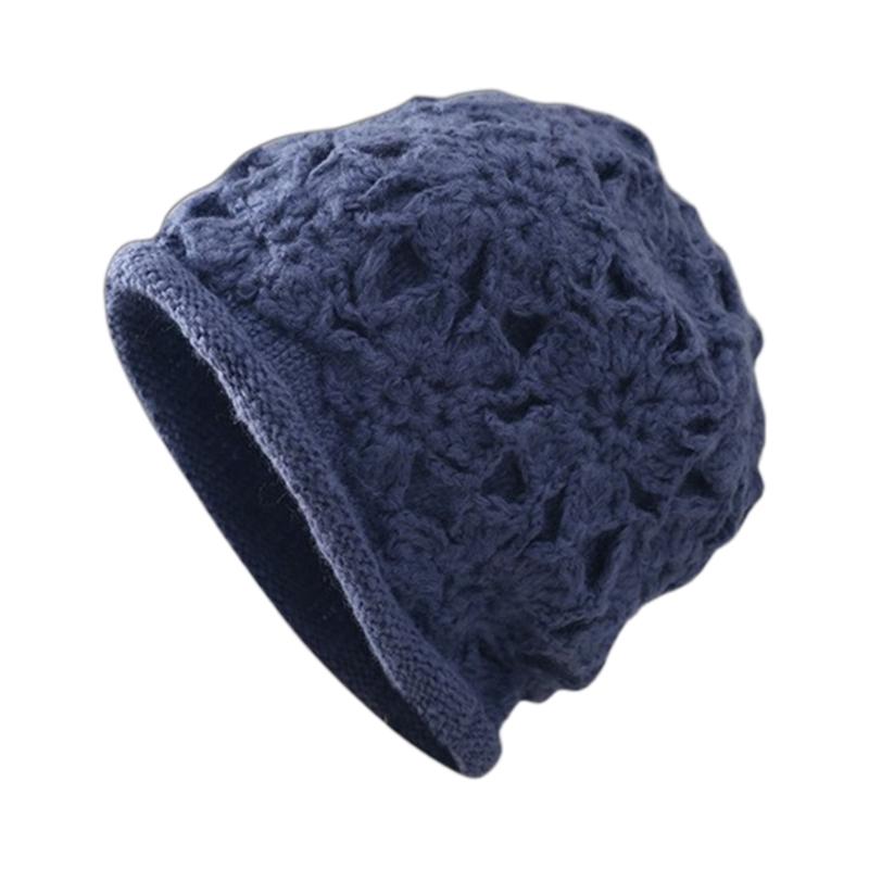 

Women Crochet Flower Female Knitted Hat Multifunction Portable Head Decorations for Indoor Outdoor Traveling Camping