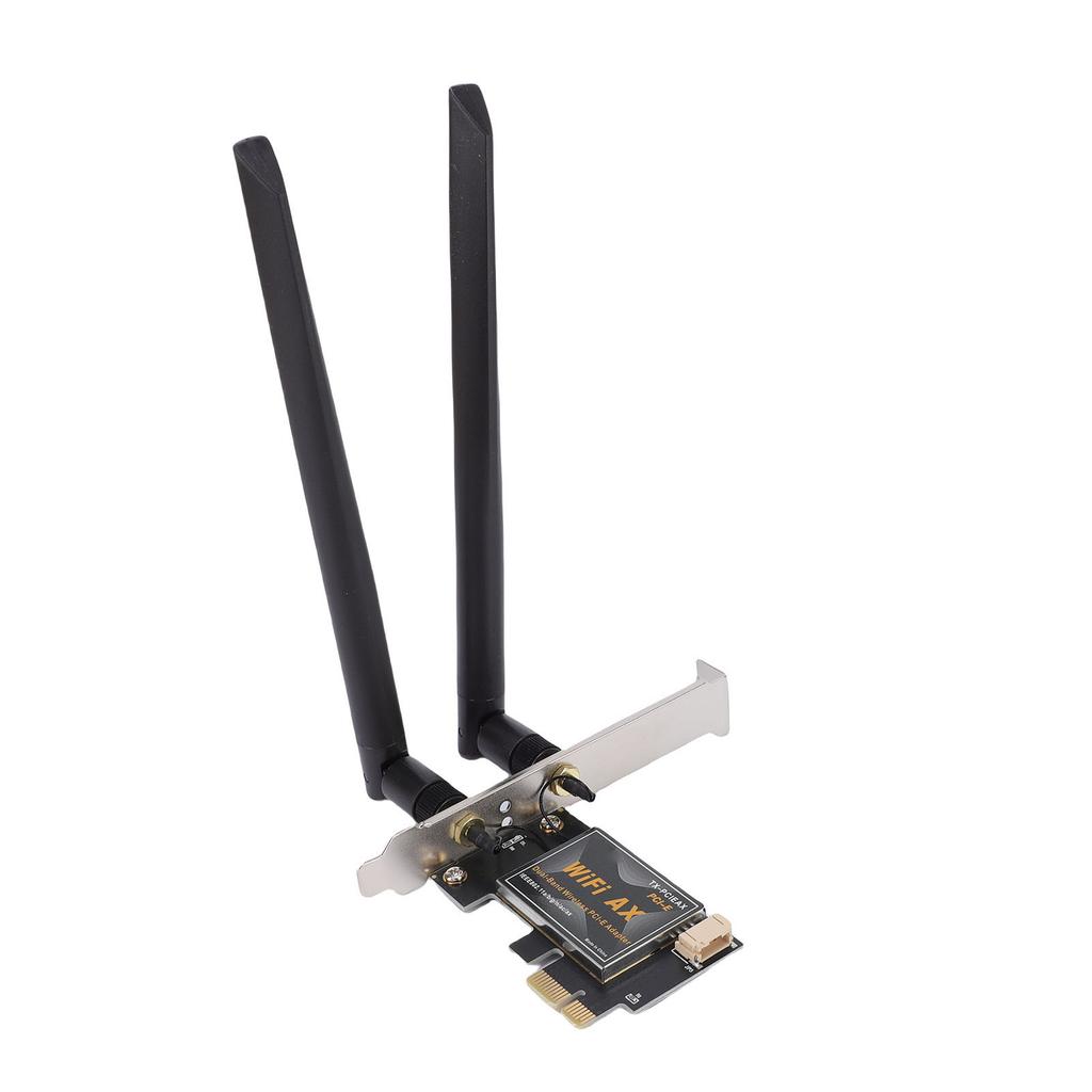 WiFi 6 PCIe Card Desktop Wireless Network Adapter Support for Windows 10 11 OFDMA MU MIMO 2.4G 5G Dual Band 8dBi