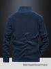 Men's Zipper Fleece Jacket with Side Pockets - Green Youth Style