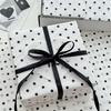 Schwarzer Polka Dot Sydney Papier Handgeschöpftes Papier Blumenstrauß Geschenkpapier für Blumen Geschenkpapier für Blumen Kuchen Backen Geschenk