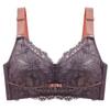 Thin E-cup Bra Women's Latex Underwear Sexy No Underwire Gathering Bra Side-folding Adjustable Bra Push Up Bra