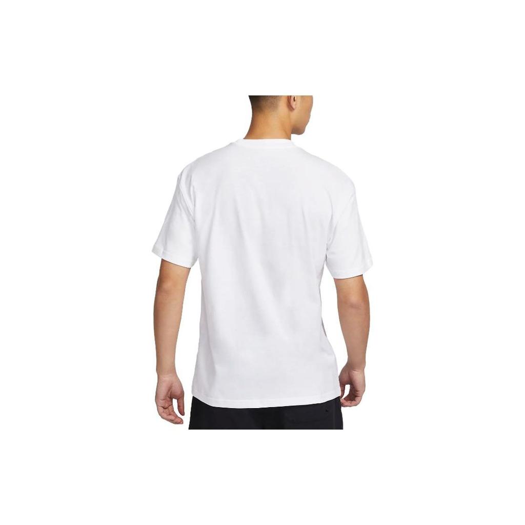 Nike Logo Pullover Crew Neck T-Shirt Men Tops White DZ2887-100