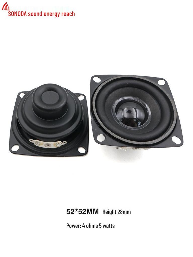 High Power 4 Ohm 3W & 5W Full Range Mini Speaker Horn (Sizes: 31/36/40/45/50/4040/5252)