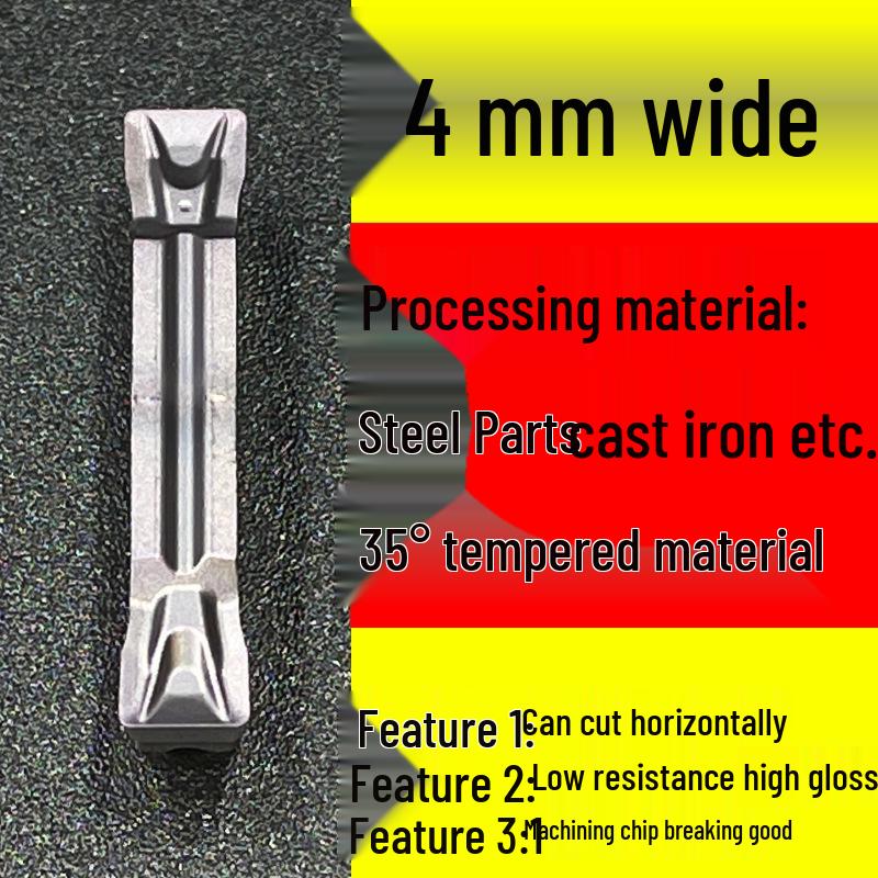 CNC Nut- und Abstechklingen: Edelstahl mggn/mgmn300/400 Einsätze