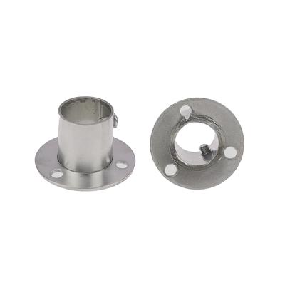 Stainless Steel Flange Seat Wardrobe Curtain Cloth Rod Round Tube Seats Bracket