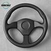 JDM 350mm Competition Racing Leather Steering Wheel Universal Sports Tuning Steering Wheel