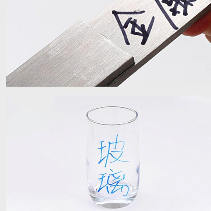 12Pcs Heavy Duty Oil Based Markers Water Resistant Permanent Marker 0.7mm Tip For Industrial Packaging Disc Labeling