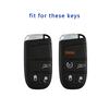 Car Smart Key Cover Case Fob Bag Keychain for Jeep Renegade Compass Frand Cherokee Dodge Journey Charger Chrysler 200 300 300C