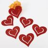 Creative Red Heart Valentine's Day Ornaments PVC DIY Hanging Decorations Love Letter Hanging Swirls Valentines