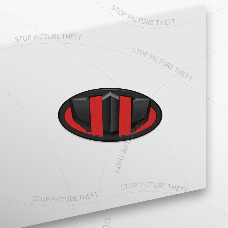 

1Pcs 3D ABS Brenthon Logo Front Hood Badge Car Steering Wheel Wheel Hub Rear Tail Trunk Sticker For K3 K5 K9 K7 Sportage Tucson