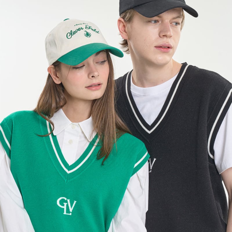 CLEVER FIELD CLV Embroidery Embo Ball Cap_Black