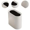 Nordic Dustbin Waste Basket Simple Rubbish Container Slim Garbage Can Bathroom