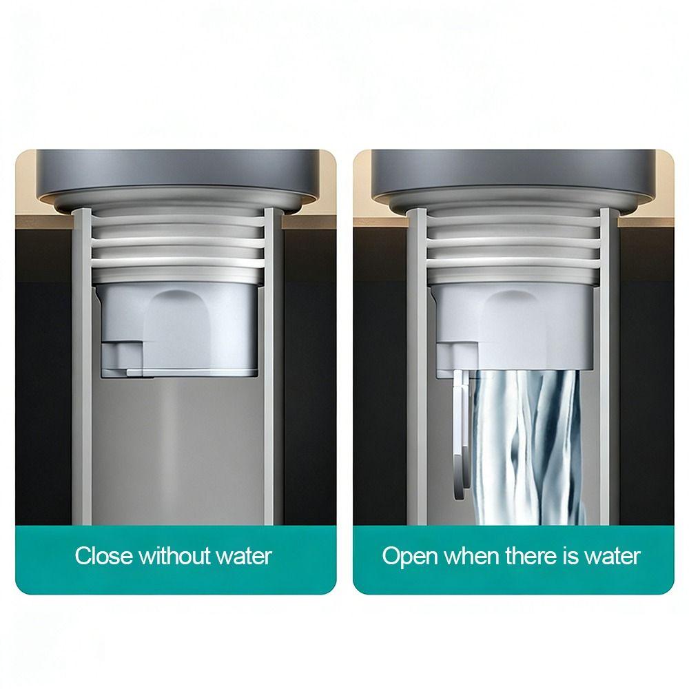 Plastic Sink Drain Pipe Set Bounce Up Core Anti Clogging Drainage Pipe Easy Installation Anti-Odor Basin Downspout Kit