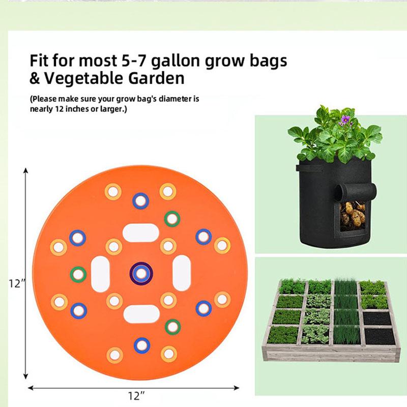 Seeding Sowing Template Garden Seed Spacer Tool Coded Spacing Grow
