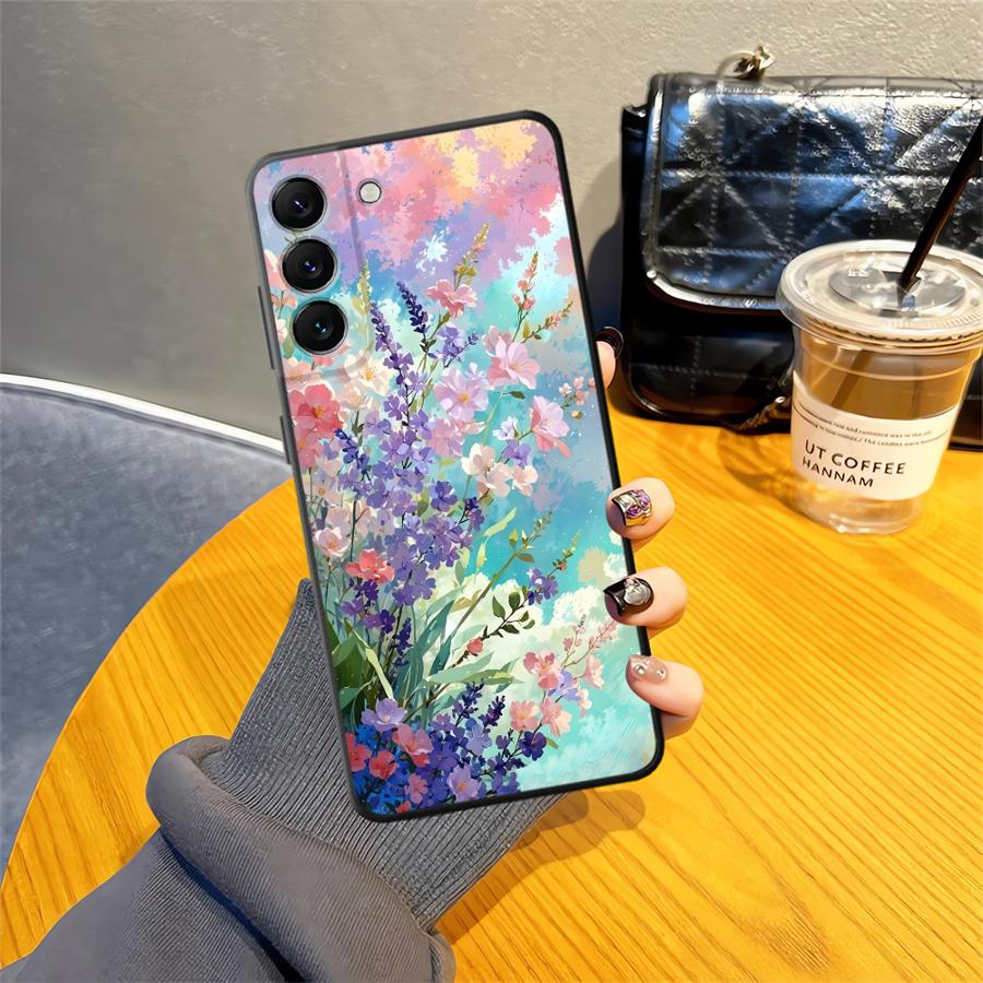 Cartoon Flower Case for Samsung Galaxy A25 A16 A06 A53 A17 A05 A52 A36 A23 A73 A51 A37 A55 A57 A15 Phone Cover A41 A50 A13 A70