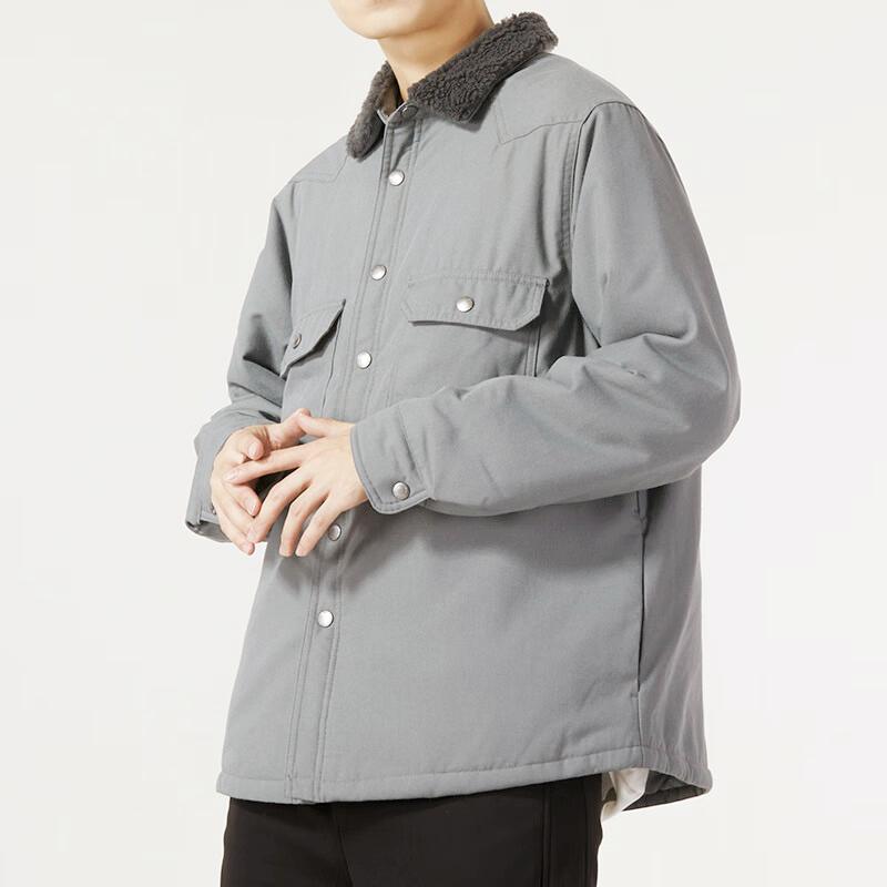 Nike Sports Casual Warm Cotton Jacket Men Jacket Bright-Steel-Blue FQ0513-084