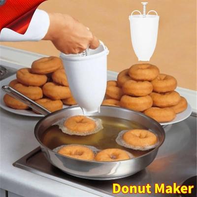 Donut Maker Doughnut Machine Mold Donut-Depositor Made Waffle Dispenser Donut Kitchen Pastry Making Bake Ware DIY Baking Tool