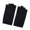 UV Nail Gloves Fluorescent Black Fingerless Anti Black UV Light Nail Protective Gloves Nail Tools