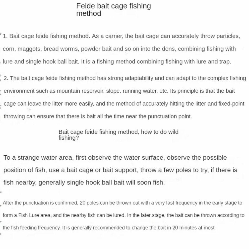 Robustes Angelgerät Langlebiger Futterkorb Sehr gut geeignet Sinkender Futterkorb Jungfische Angeln