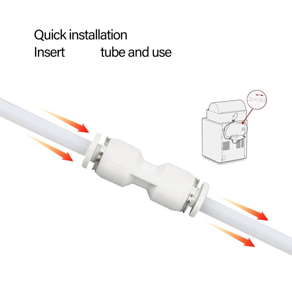 High Temperature Resistant PTFE Feed Tube Connector for 3D Printers Ensures Smooth Filament Supply and Enhanced Printing Precision