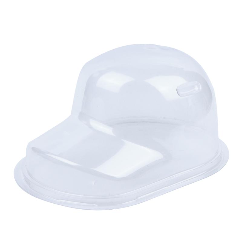 Gorra de Béisbol Sombrero de Pico de Pato Caja Transparente Soporte de Exhibición Antideformación Puede Colgar Almacenamiento Soporte para Gorra Cubierta Antipolvo