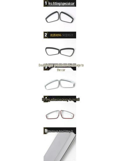 21 ID.4 CROZZ Rearview Mirror Rain Eyebrow & Decorative Frame Accents