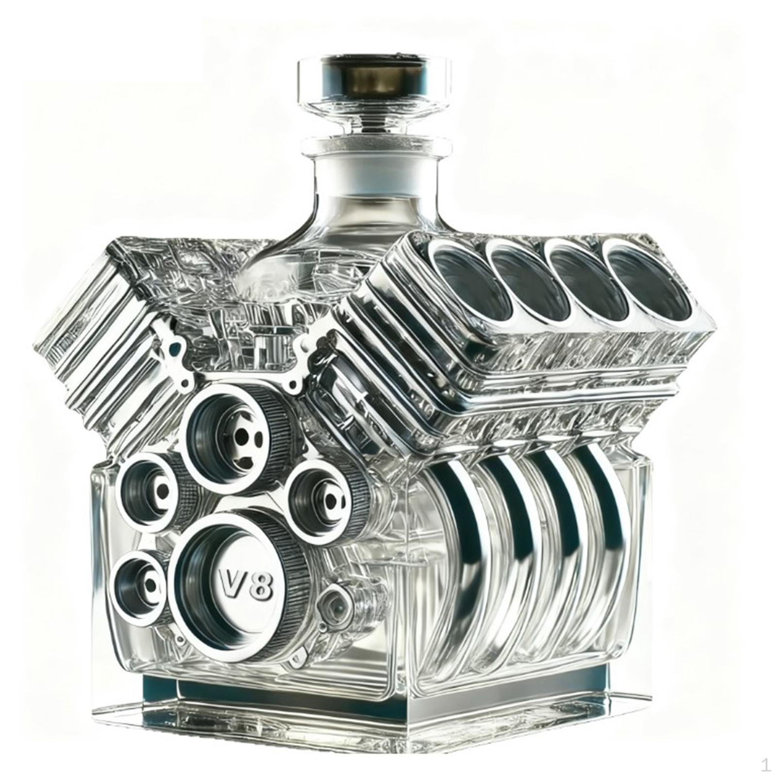 

Пляшка віскі з корком, Скло, Індустріальний, Оригінальний, Ресторанне вино