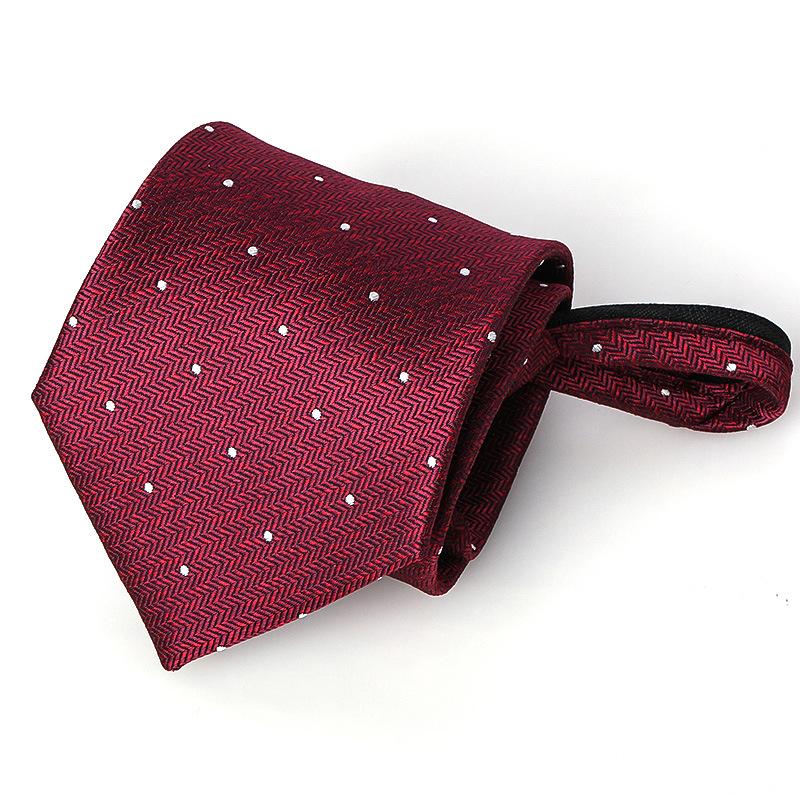 Tie Men'S Dress Business Career Wedding Groom Korean Version Zipper Hand Tie