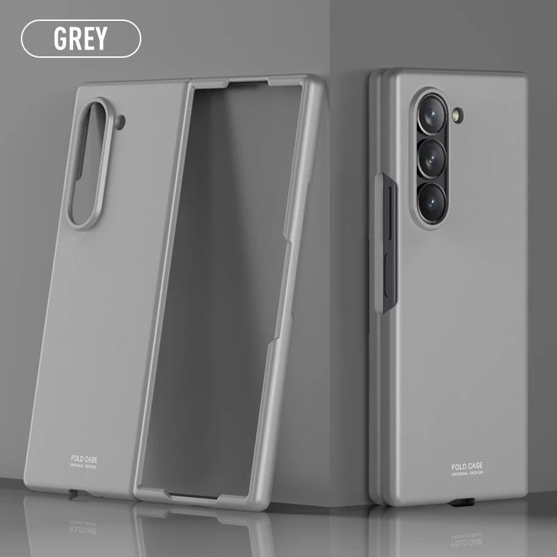 For Samsung Galaxy Z Fold 6  Case Ultra-thin Matte Skin-Friendly Shockproof Protection Folding Hard Back Cover Accessories Funda