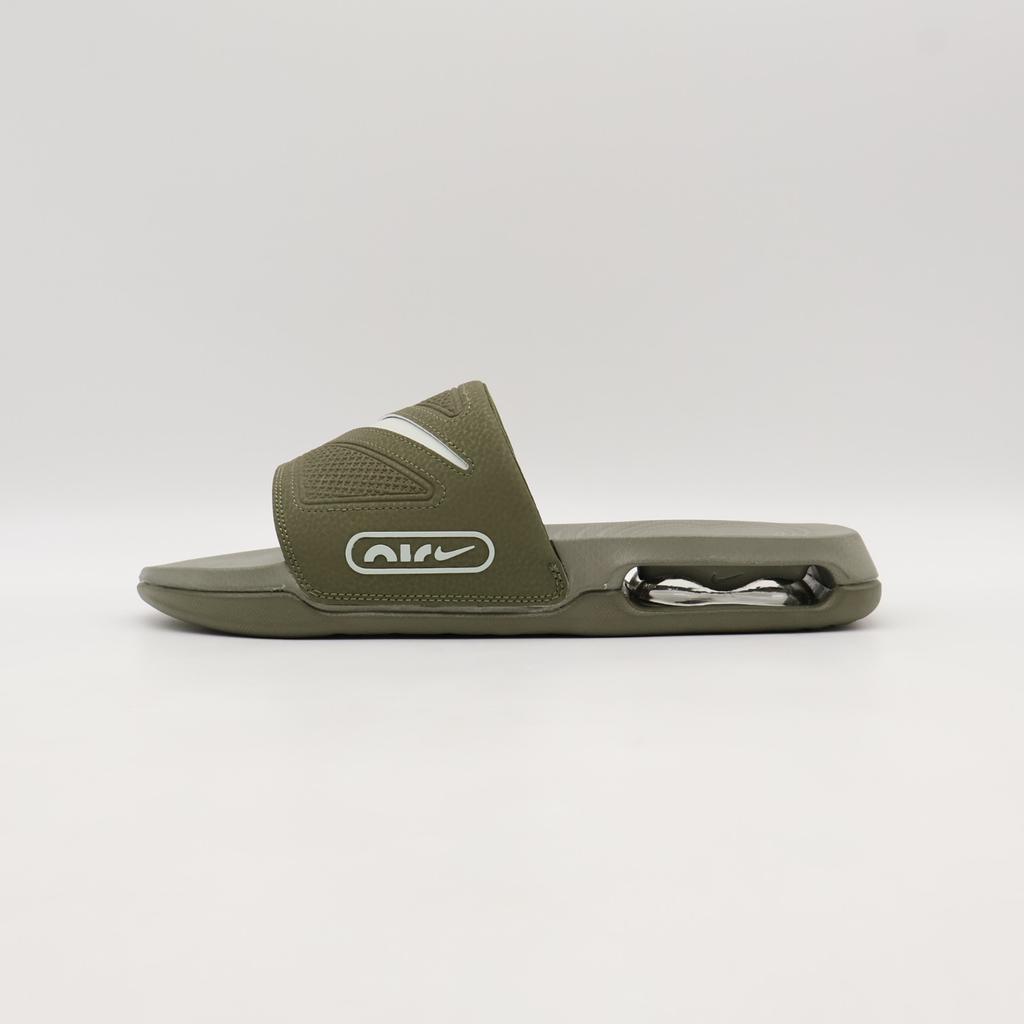 DC1460-202 Nike Air Max Cirro Slide Medium Olive Light Army Light Silver (Men's)