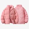 Winter stand-up collar bread clothes men wear loose cotton-padded clothes on both sides student couple clothes casual simple cotton-padded jacket