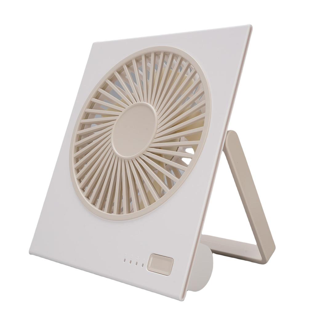 Desk Fan 4 Speeds 180 Degree Tilt Folding Quiet Strong Wind Battery Operated Desktop Fan for Bedroom Camping