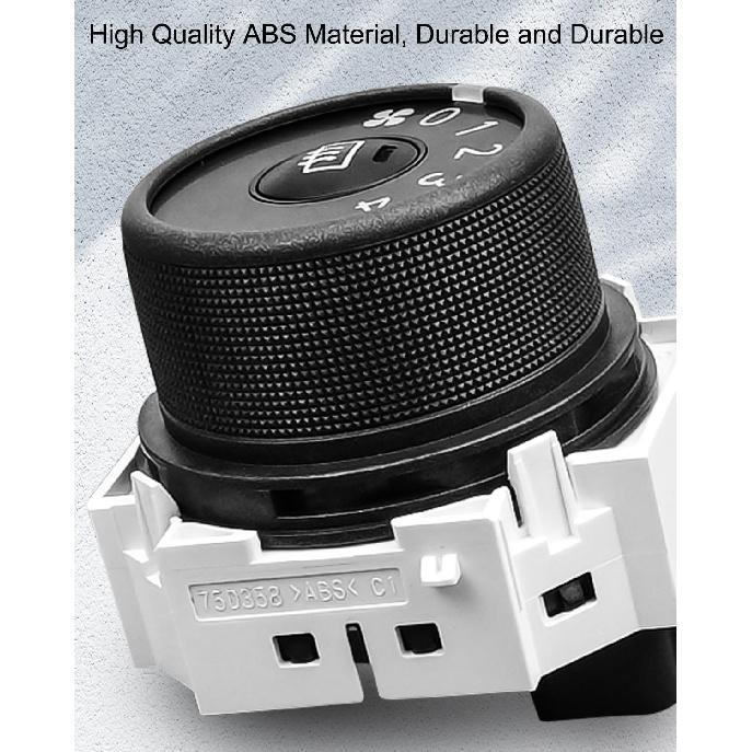 HVAC AC Blower Fan Knob Switch Wind Speed Control Fit for Toyota Corolla CE LE S XLE XRS L 2009 2010 2011 2012 2013 Matrix S XRS XR 2009 2010 Replace