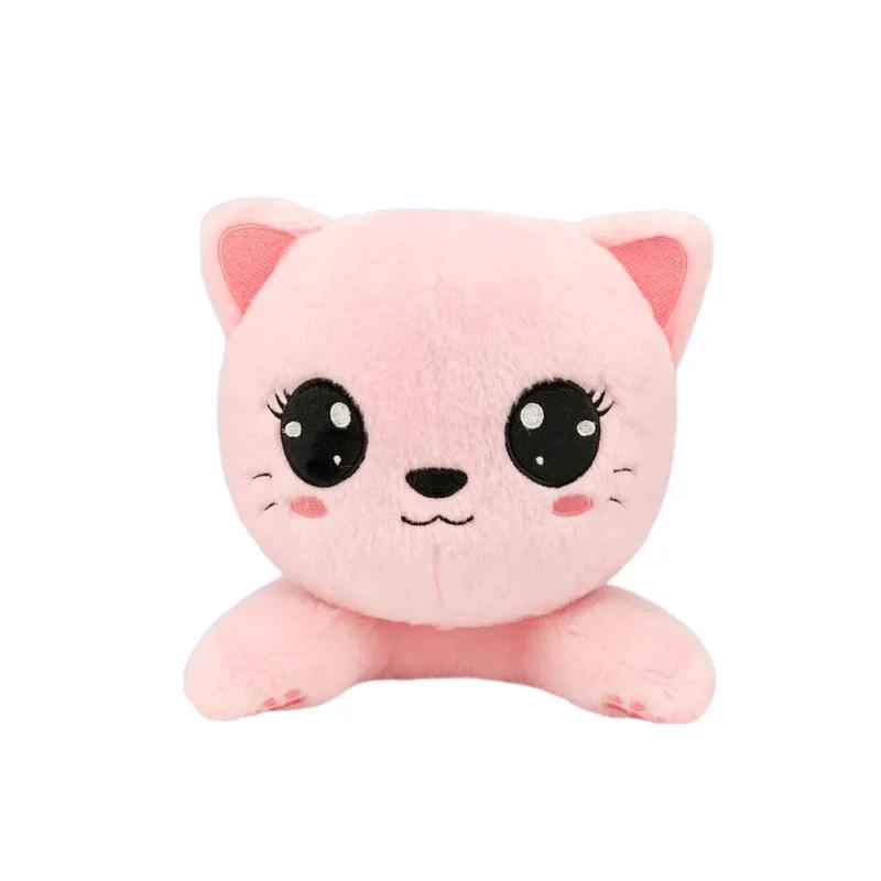 

Cartoon 25cm Miss Misa and Moon Plushy Toys Kawaii Grey Skeleton Pink wing Cat Dolls Soft Stuffed Animal Peluches Toys Gifts 25CM розовый