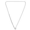 Open Heart Necklace Original 925 Sterling Silver Link Chian Necklaces & Pendants for Women Fashion Jewelry