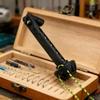 Outil de nouage de nœuds magnétique Machine à lancer le fil Enfile-aiguille universel pour hameçons Aiguille d'hameçon de pêche Aide au nouage pour la plupart des hameçons