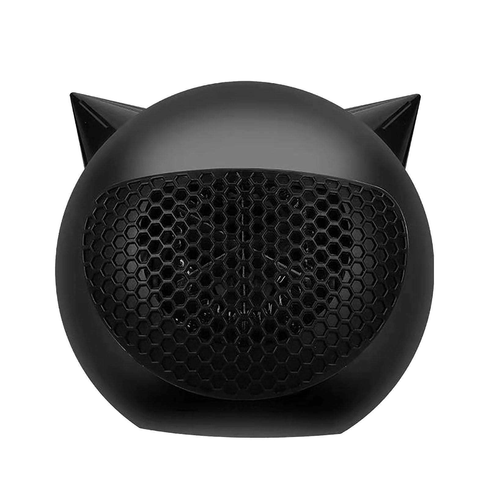 

Портативный космический обогреватель, вентилятор, домашний мини-электрический обогреватель, креативный противообжигающий обогреватель, быстрый нагрев для общежития, офиса, рабочего стола, грелка для ног, подарок One Size чёрный